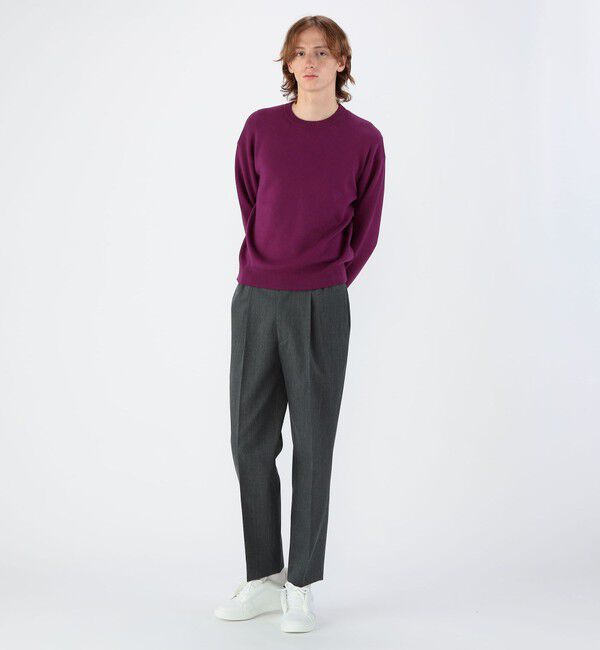 CABaN「CABaN コットンカシミヤ クルーネックプルオーバー」|ニット・セーター|