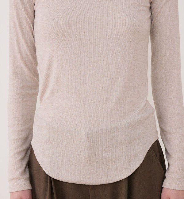 GALERIE VIE「レーヨンカシミヤジャージー ハイネックプルオーバー」|Tシャツ・カットソー|