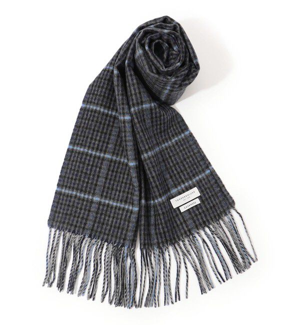 TOMORROWLAND GOODS「TOMORROWLAND カシミヤ シングルリバー マフラー」|マフラー|66 ブルー系