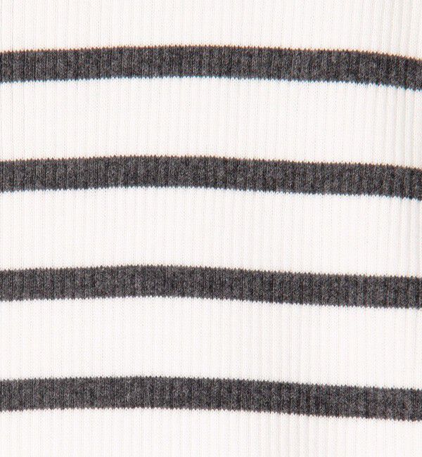 GALERIE VIE「ギザコットンリブ ボートネックプルオーバー」|ニット・セーター|