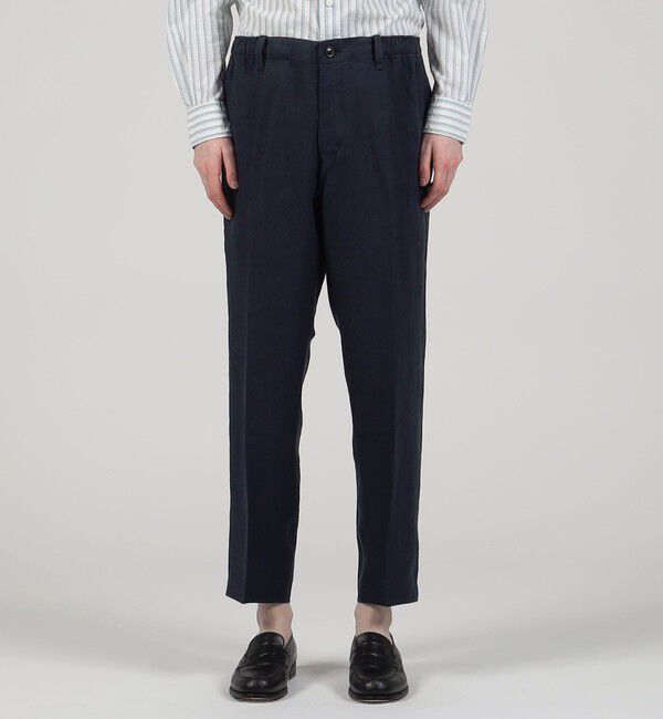 TOMORROWLAND MENS「ベルジャンリネン ワイドテーパードイージーパンツ」|その他|