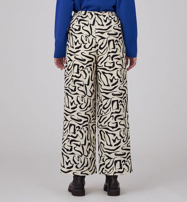 MACPHEE「ゼブラプリント イージーストレートパンツ」|その他|