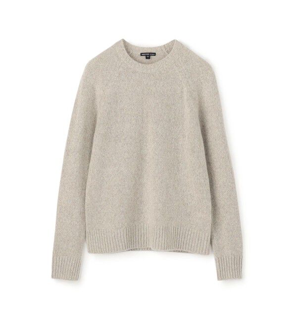 JAMES PERSE「ライトテクスチャードカシミヤ ラグランスリーブプルオーバー MLTC3705」|ニット・セーター|47 ベージュ