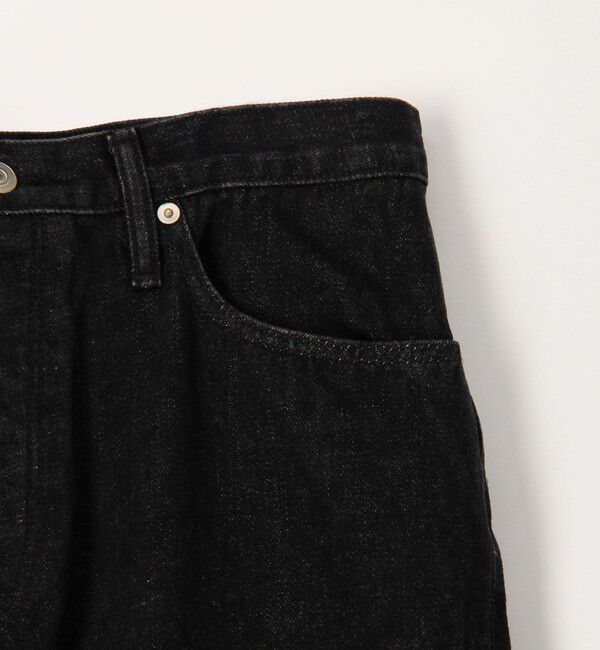 GALERIE VIE「シーアイランドコットン ブラックデニム ストレートパンツ」|チノ|