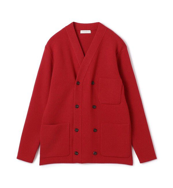 TOMORROWLAND MENS「カシミヤ ダブルブレステッド カーディガン」|カーディガン|39 ボルドー