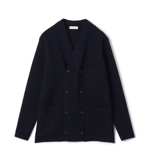 TOMORROWLAND MENS「カシミヤ ダブルブレステッド カーディガン」|カーディガン|69 ネイビー