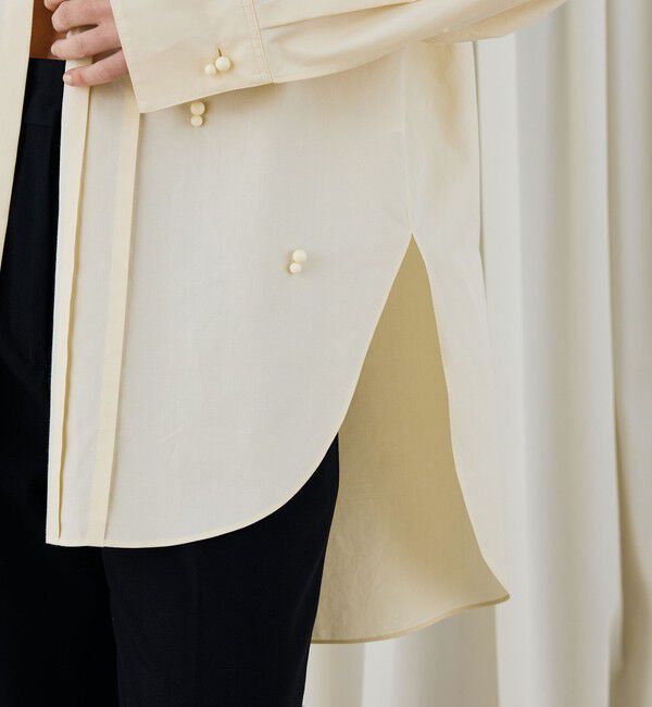 DES PRES「スビンコットンツイル チュニックシャツ」|シャツ・ブラウス|