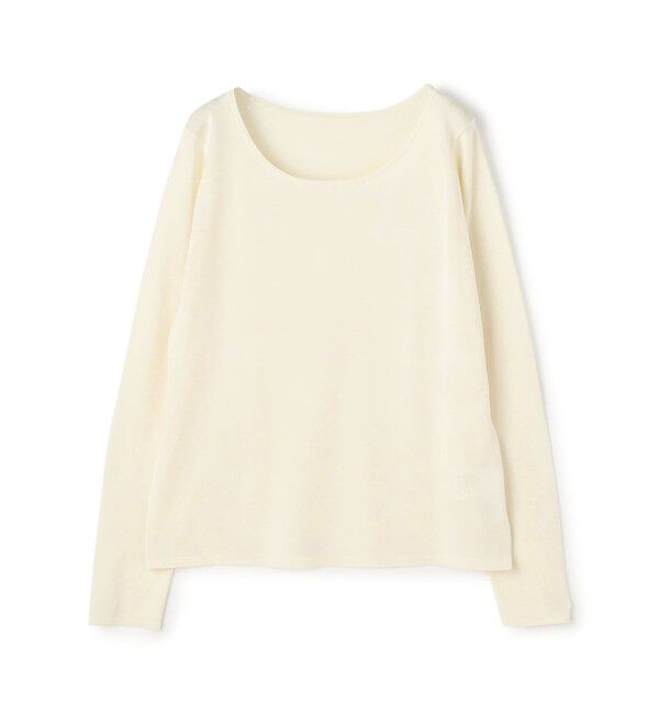 DES PRES「シルク ラウンドネックプルオーバー」|ニット・セーター|11 ホワイト