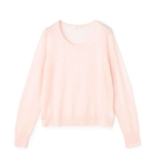 DES PRES「ソフトカシミヤシルク ラウンドネックプルオーバー」|ニット・セーター|31 ライトピンク