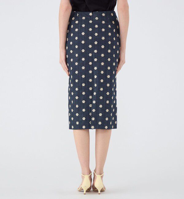 TOMORROWLAND collection「ドレフルールデニム タイトストレートスカート」|タイト|