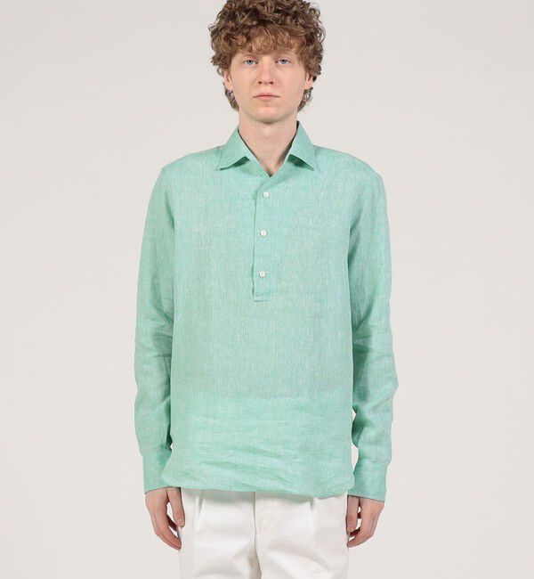 TOMORROWLAND BUYING WEAR「Maria Santangelo リネン ワンピースカラー プルオーバーシャツ」|シャツ・ブラウス|