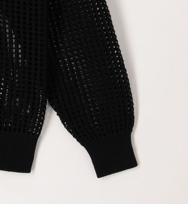 CABaN「CABaN コットンメッシュ クルーネックプルオーバー」|ニット・セーター|