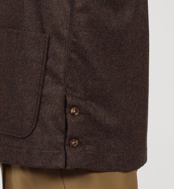 TOMORROWLAND MENS「TOMORROWLAND PILGRIM ウール ハンドカバーシャツ」|ブルゾン・スタジャン|