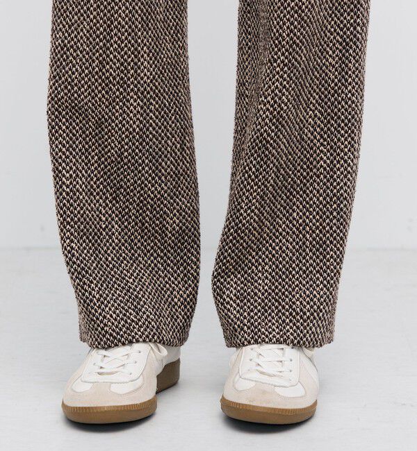BACCA「ライトツイード ハイウエストストレートパンツ」|その他|