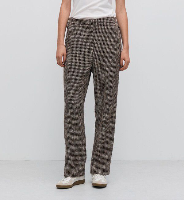 BACCA「ライトツイード ハイウエストストレートパンツ」|その他|