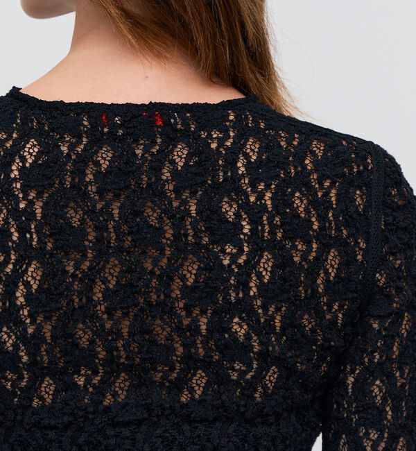 BACCA「ストレッチレース ロングスリーブプルオーバー」|Tシャツ・カットソー|