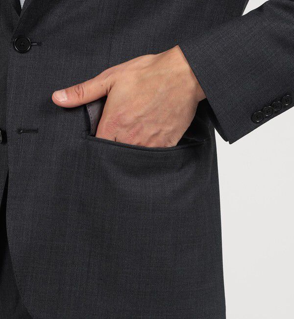 TOMORROWLAND MENS「SUPER120&rsquo;Sウール ストレッチ シングルブレステッド 2Bジャケット」|テーラードジャケット|