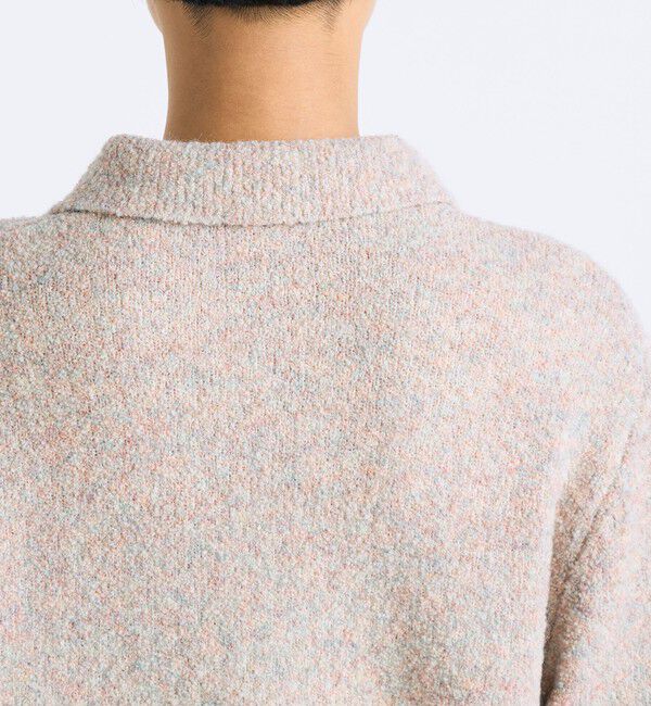 Edition「ブークレーニット ポロカーディガン」|ニット・セーター|