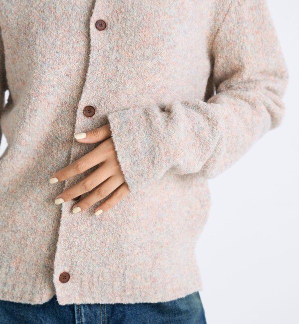 Edition「ブークレーニット ポロカーディガン」|ニット・セーター|