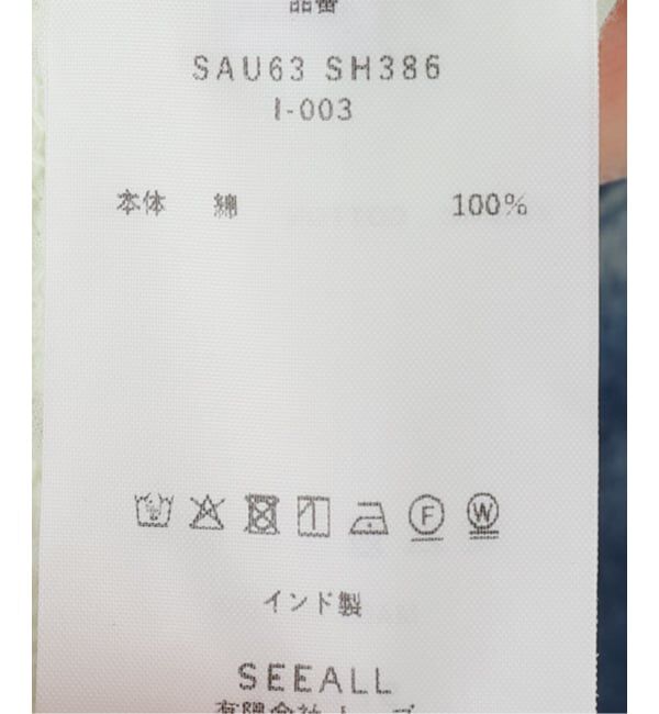  「SEEALL GENERAL PURPOSE SHIRT SAU63 SH386：シャツ」|シャツ・ブラウス|