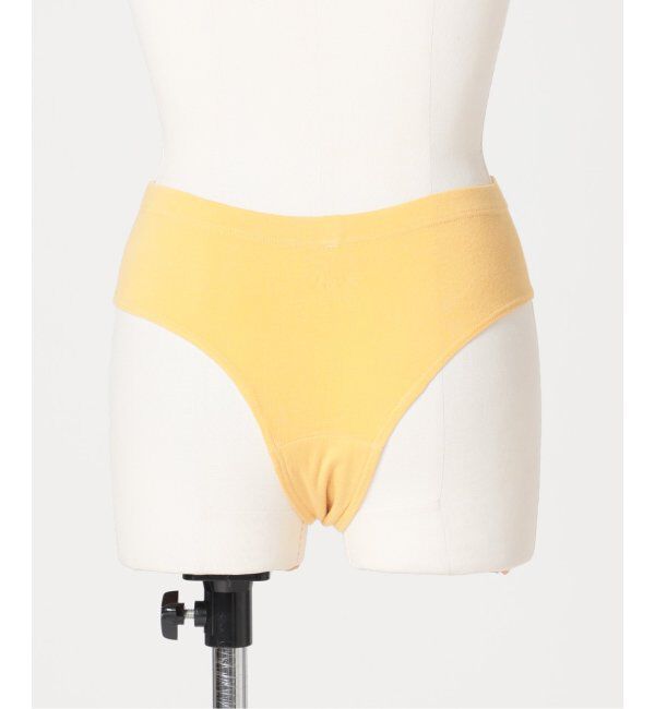 EMILYWEEK「【RESET】オーガニックコットン混 タンガ吸水ショーツ（イエロー）」|インナー|