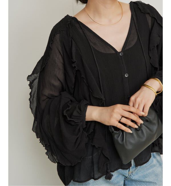 Plage「R&rsquo;IAM FURILL FURILL ブラウス」|シャツ・ブラウス|