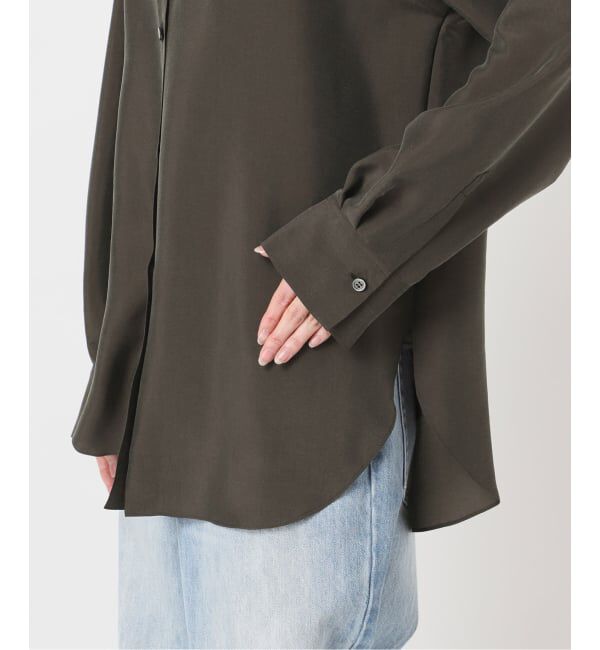 Plage「R&rsquo;IAM  シルク混ストールシャツ」|シャツ・ブラウス|