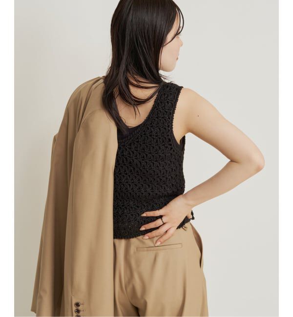 Plage「R&rsquo;IAM HAND ニットタンク」|タンクトップ|