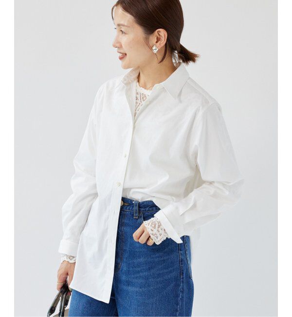 IENA「《追加》スーピマコットン レギュラーカラーシャツ」|シャツ・ブラウス|