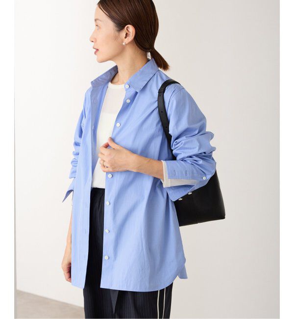 IENA「《追加》スーピマコットン レギュラーカラーシャツ」|シャツ・ブラウス|