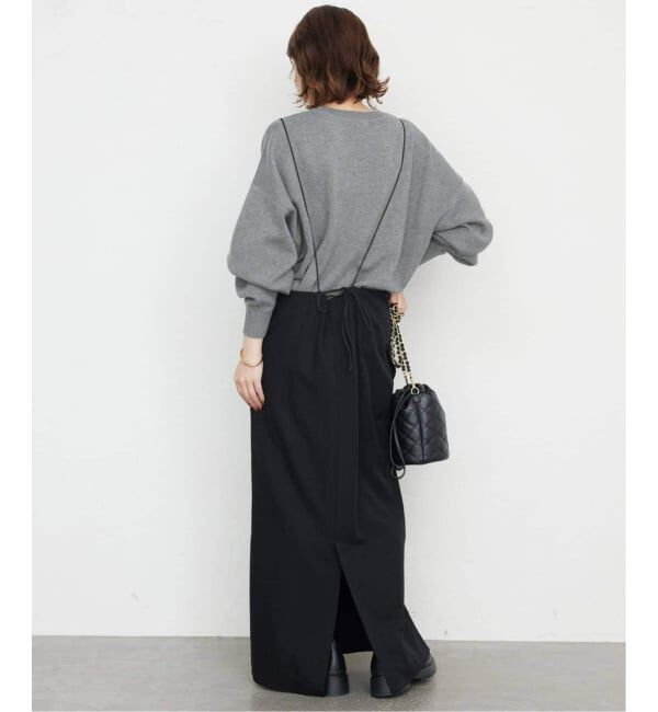 SLOBE IENA「《追加2》サガラ刺繍スウェットライクニット」|ニット・セーター|