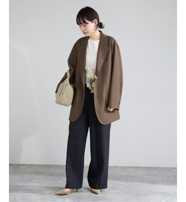 IENA「COUTURE D'ADAM/クチュールドアダム BIG JK Single Blazer Dese 26SS-009」|テーラードジャケット|