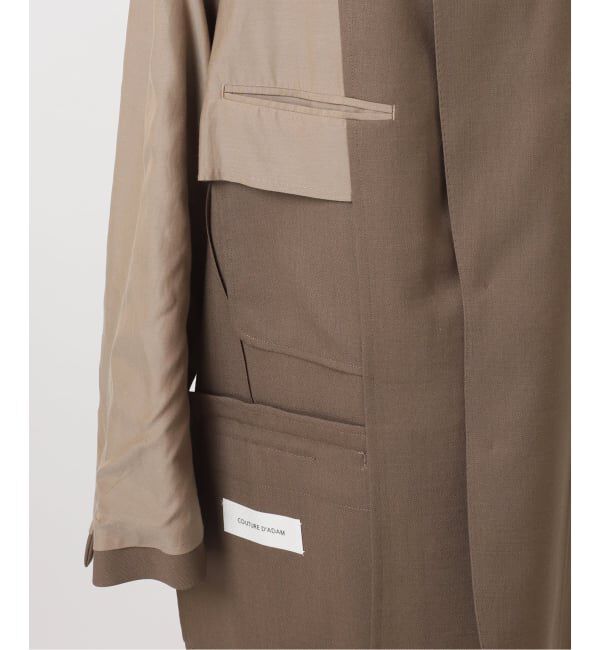 IENA「COUTURE D'ADAM/クチュールドアダム BIG JK Single Blazer Dese 26SS-009」|テーラードジャケット|