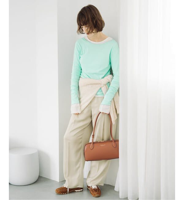 SLOBE IENA「ANTONELLO MASI SLOBE別注 ロングハンドルボストン GABRIELLA」|ボストンバッグ|