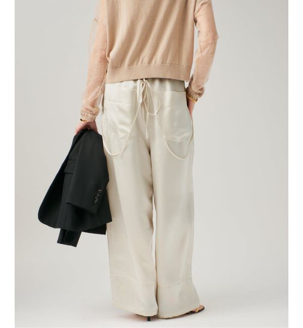 VERMEIL par iena「サテンサスペンダーパンツ」|その他|