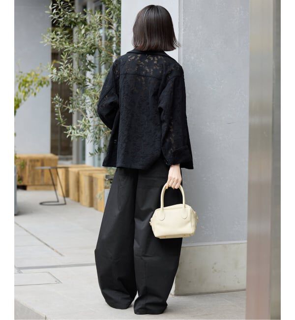 SLOBE IENA「《接触冷感/追加3予約》ライトチノタックカーブトラウザー」|チノ|