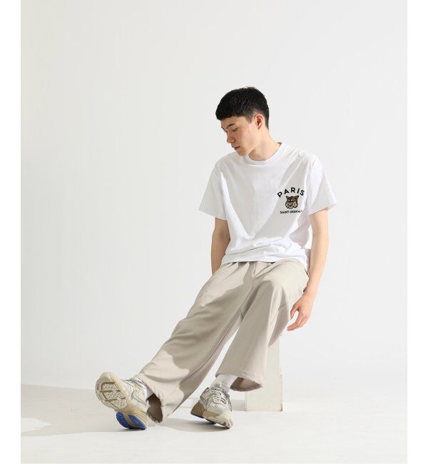 Paris Saint-Germain「【Paris Saint-Germain】カレッジロゴ刺しゅう Tシャツ」|Tシャツ・カットソー|