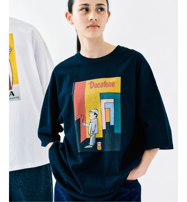 417 EDIFICE「SAVIGNAC サヴィニャック別注 French Company プリントTシャツ 1」|Tシャツ・カットソー|