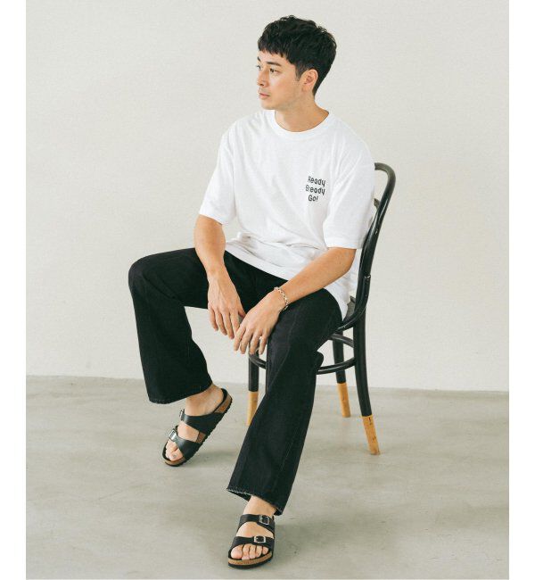 EDIFICE「Ready Steady Go! / レディーステディゴー 別注 プリント Tシャツ」|Tシャツ・カットソー|