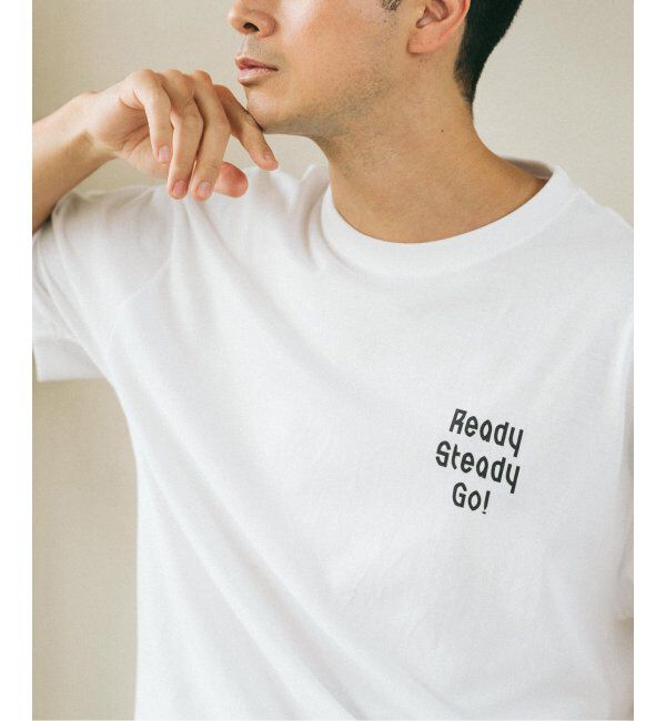 EDIFICE「Ready Steady Go! / レディーステディゴー 別注 プリント Tシャツ」|Tシャツ・カットソー|