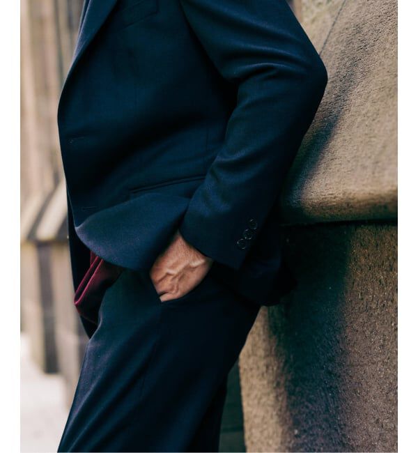 EDIFICE「SUPER 120&rsquo;s ウールサキソニー 2ボタン ジャケット【セットアップ着用可能】」|テーラードジャケット|