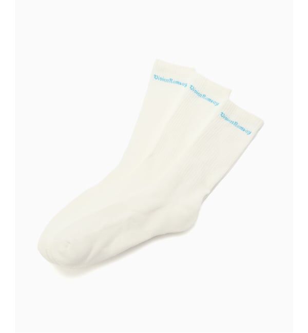 PULP「VIVIEN RAMSAY / ヴィヴィアンラムゼイ SPORTS SOCK(3 PACK)」|ソックス|ブルー