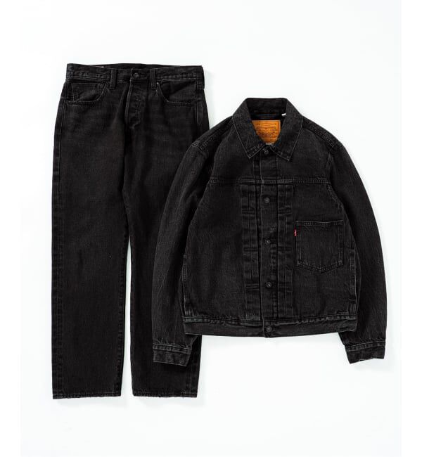 417 EDIFICE「追加 Levi&rsquo;s(リーバイス) 30th 別注 501(R) BLACK L30」|デニム|