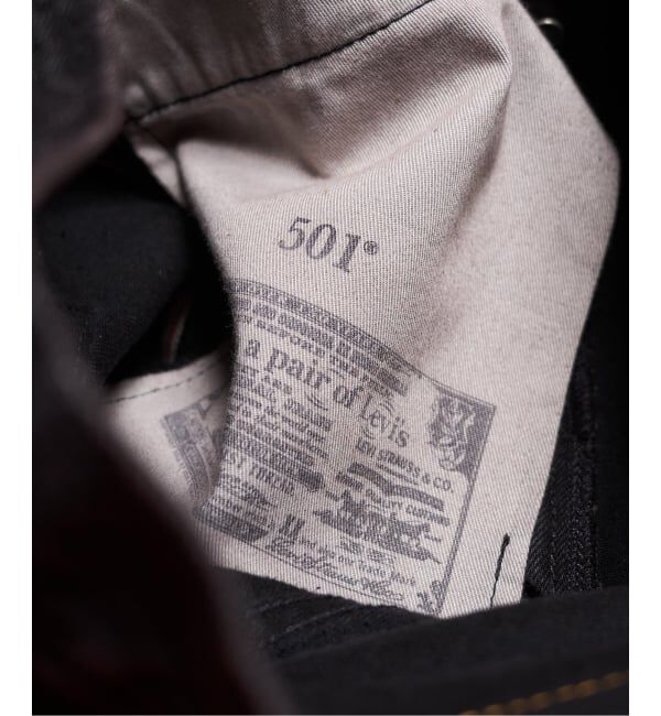 417 EDIFICE「追加 Levi&rsquo;s(リーバイス) 30th 別注 501(R) BLACK L30」|デニム|