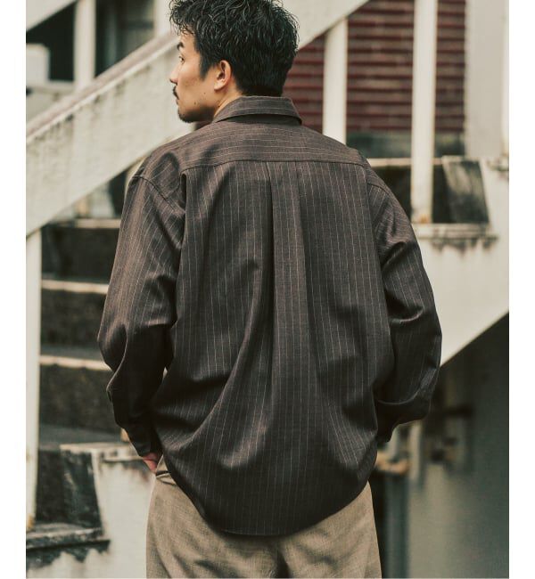 417 EDIFICE「【LE JAPON ATELIER】 Akita レギュラーウールシャツ」|シャツ・ブラウス|