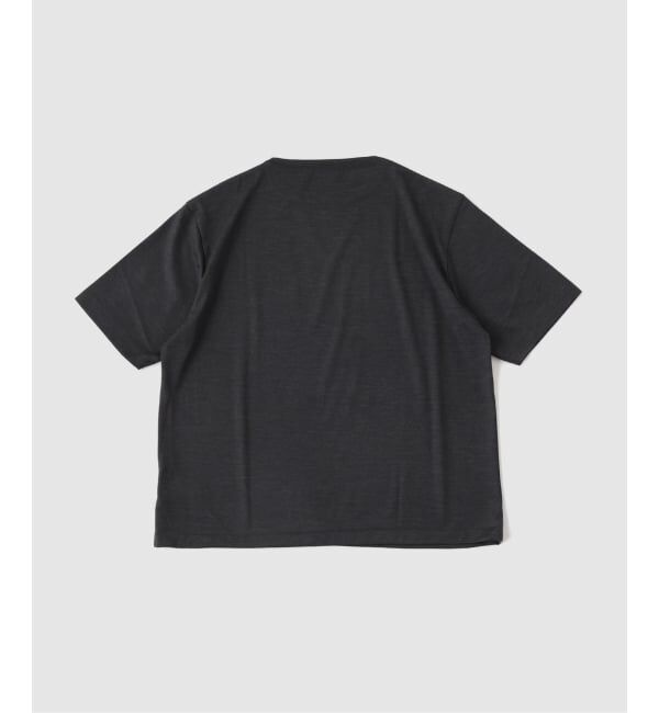 EDIFICE「ETS.MATERIAUX(マテリオ) wool boat neck Tシャツ」|Tシャツ・カットソー|