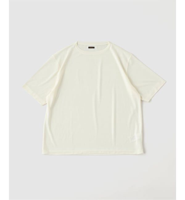 EDIFICE「ETS.MATERIAUX(マテリオ) wool boat neck Tシャツ」|Tシャツ・カットソー|ホワイト