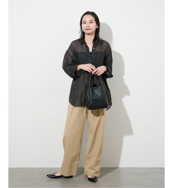 JOURNAL STANDARD「《追加2》【撥水/接触冷感/洗える/UVカット】リネンナイロンストレッチワイドパンツ」|その他|