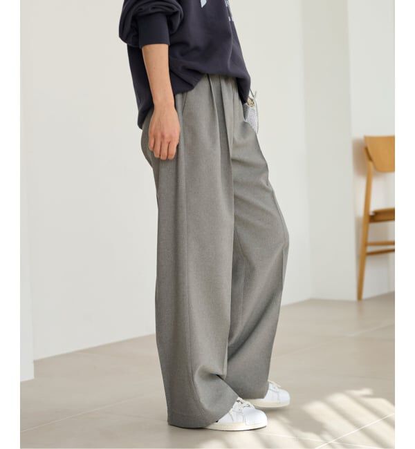 JOURNAL STANDARD relume「《追加7》マットウースフレアタックパンツ」|スラックス|