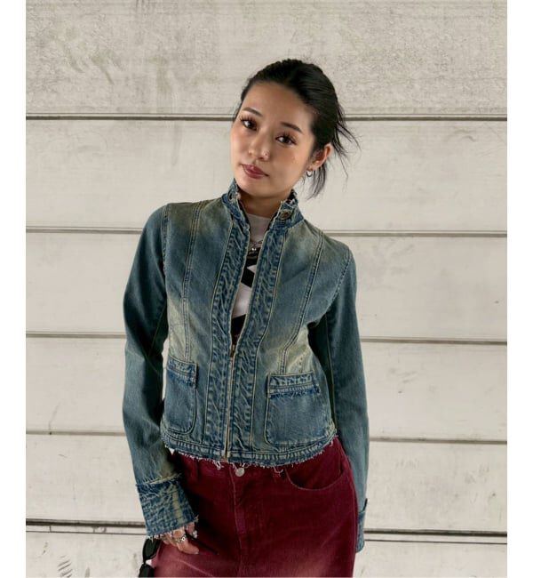 Oriens JOURNAL STANDARD「アイレットデニムジャケット」|デニムジャケット|ブルー A